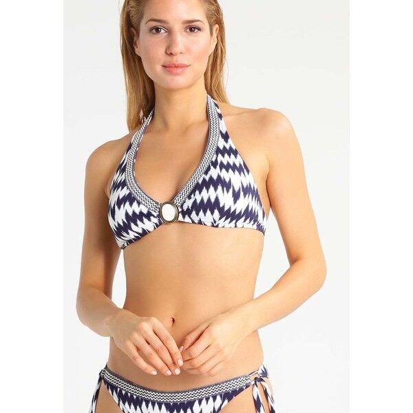 watercult NOMADIC BEACH Góra od bikini ecru/ink WC381D009
