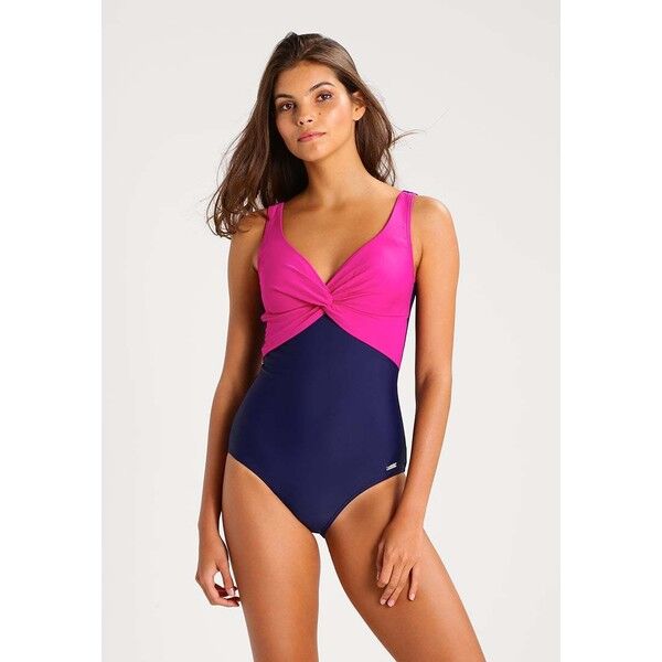 LASCANA Kostium kąpielowy navy/fuchsia L8381D02C
