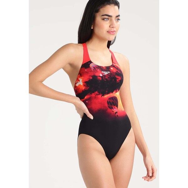 Speedo Kostium kąpielowy black/red/mango/pink 1SP41H02F