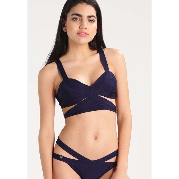 Hervé Léger Góra od bikini pacific blue HL481D00M