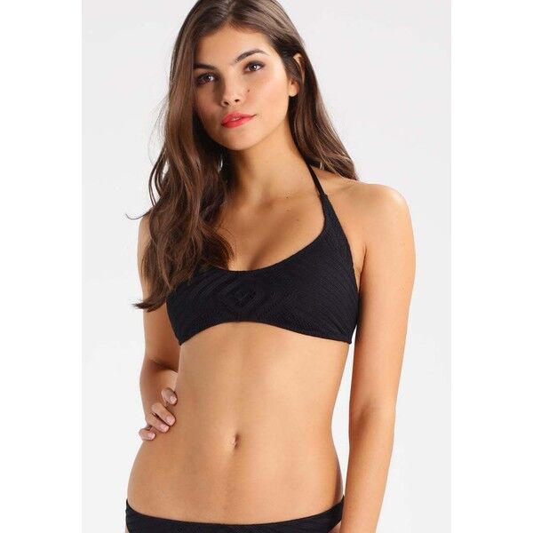 Polo Ralph Lauren SCOOP Góra od bikini black PO281D01Y