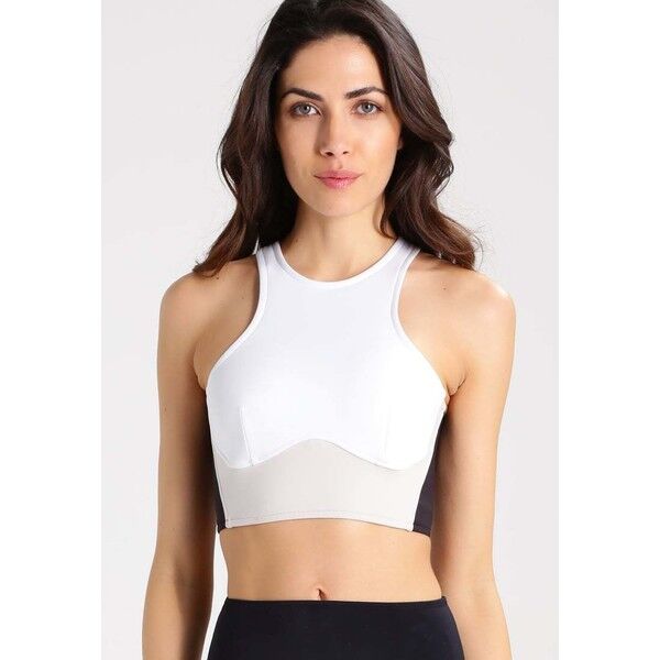 Stella McCartney ICONIC Góra od bikini black/stone/white S0Y81D00V