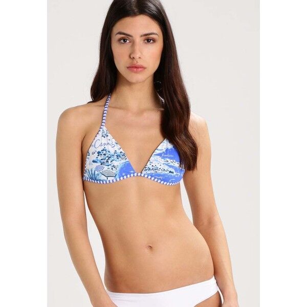 Polo Ralph Lauren Góra od bikini blue PO281D01G