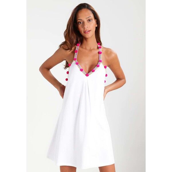 Pitusa POM POM DRESS Akcesoria plażowe white PIC81D000