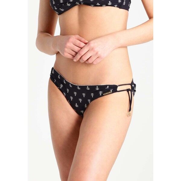 watercult GLOBAL Dół od bikini black/off-white WC381D003