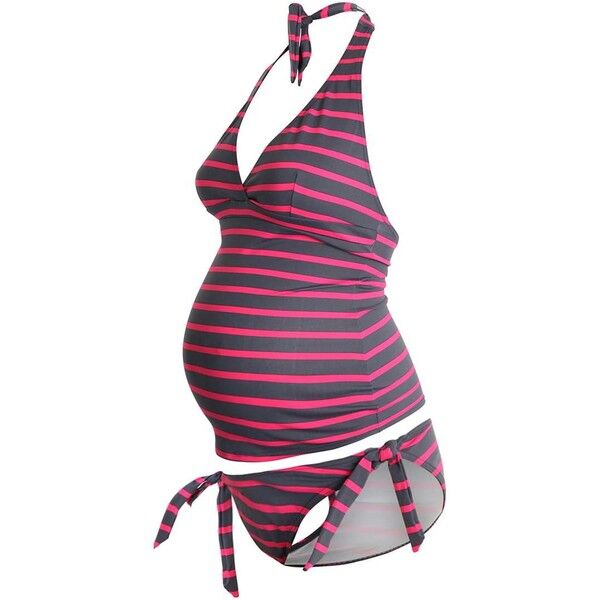 Envie de Fraise NOUMEA Kostium kąpielowy grey/pink EF389C00B