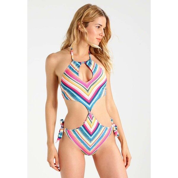 Hunkemöller COLOR FESTIVAL Kostium kąpielowy white HM181D06V