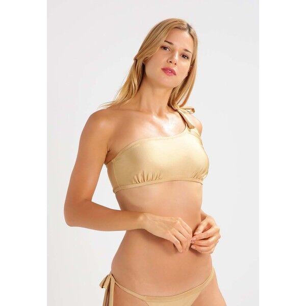 Somedays Lovin SUNSPELL ONE SHOULDER Góra od bikini gold SZ981D008