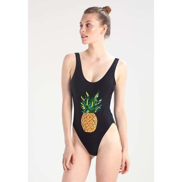 Missguided PINEAPPLE Kostium kąpielowy black M0Q81D019
