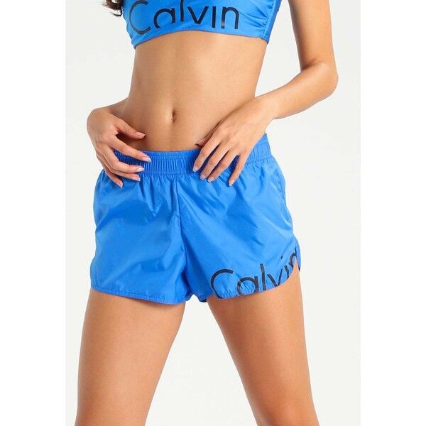 Calvin Klein Swimwear BEACH RUNNER Dół od bikini blue C1181D01E