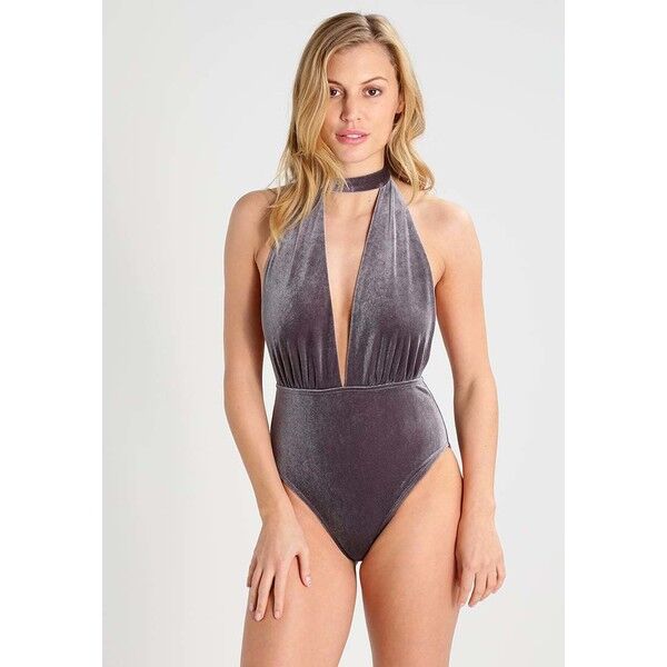 Missguided Kostium kąpielowy grey M0Q81D016