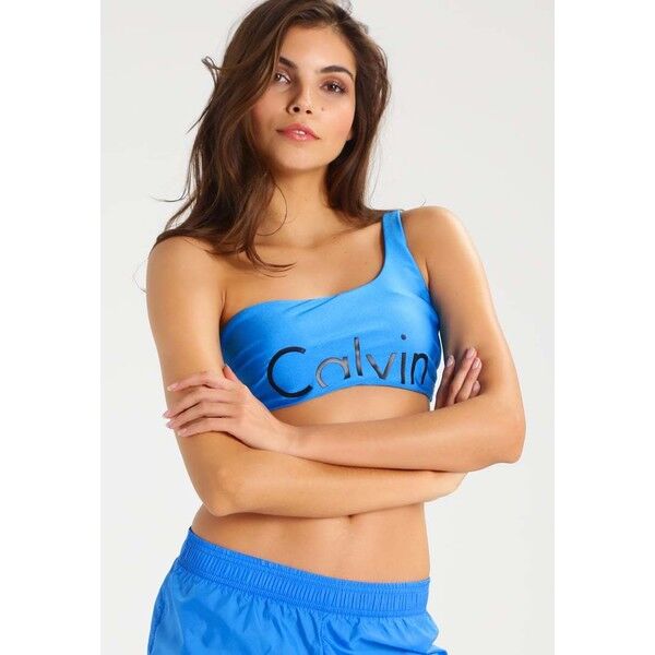 Calvin Klein Swimwear Góra od bikini blue C1181D01D