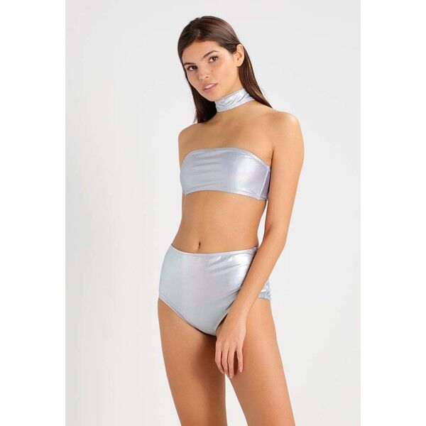 Missguided Kostium kąpielowy silver M0Q81D00T