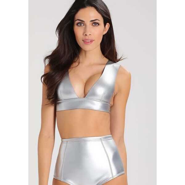 Billabong ISLAND TIME Góra od bikini metalic silver BI781D02J