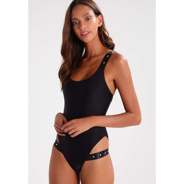 Missguided STRAPPY STUD Kostium kąpielowy black M0Q81D01C