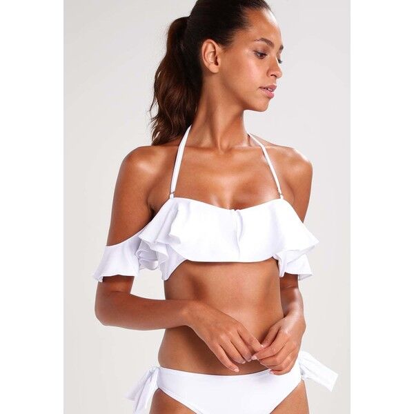 Lavish Alice RUFFLE Góra od bikini white L0K81J003