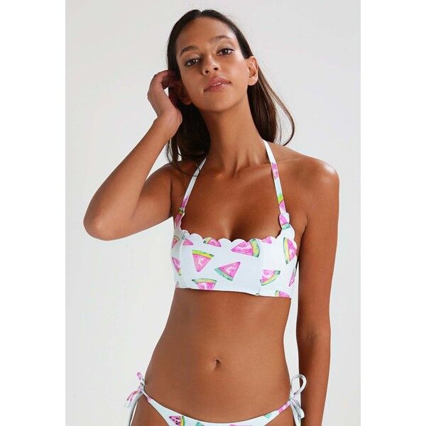 PilyQ PYTHON Góra od bikini light blue PQ281D00Y