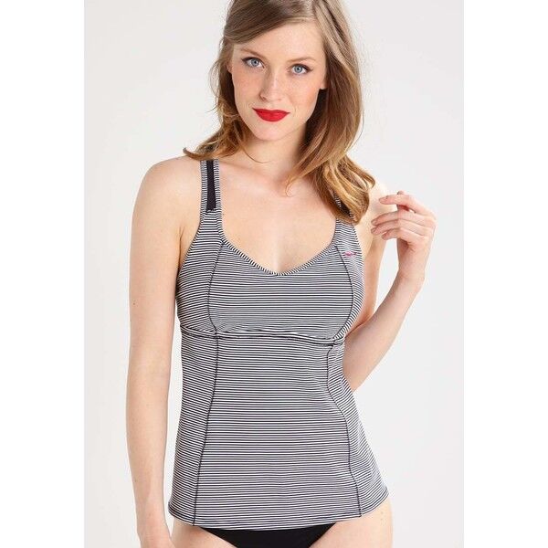 Nike Performance CONTINUUM RACERBACK Góra od bikini black N1281L001