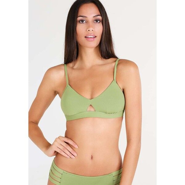Seafolly ACTIVE HYBRID BRALETTE Góra od bikini moss S1981D059