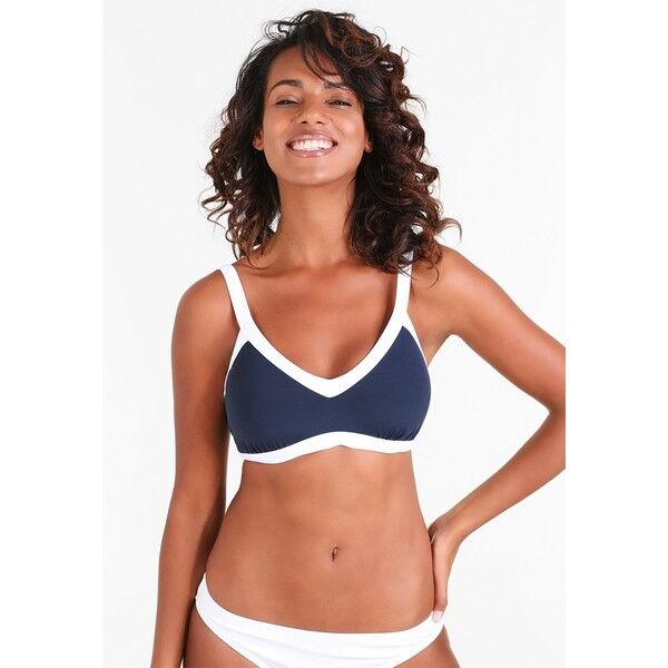 Seafolly BLOCK PARTY SWEETHEART BRALET Góra od bikini indigo S1981J00V