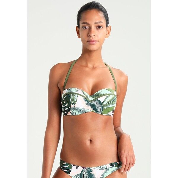 Seafolly PALM BEACH BUSTIER BANDEAU Góra od bikini moss S1981J00Q