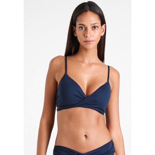 Seafolly WRAP FRONT Góra od bikini indigo S1981D0CH