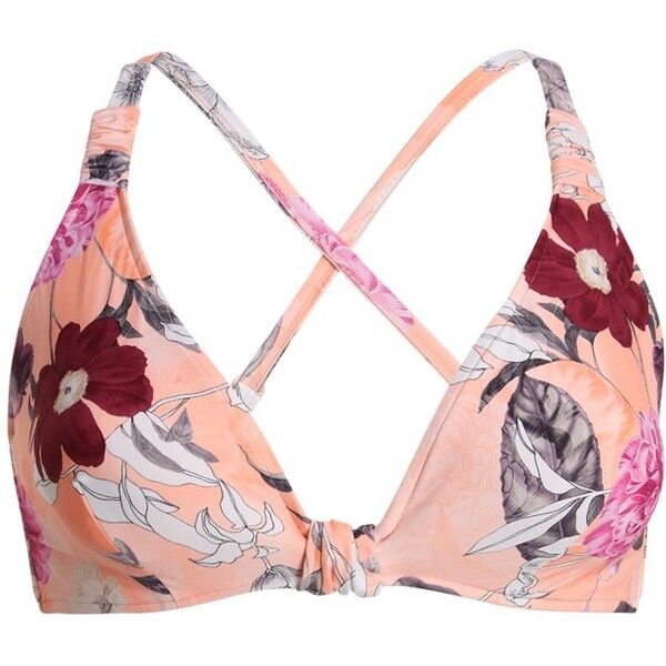 Seafolly MODERN LOVE F CUP HALTER Góra od bikini peach S1981J00D