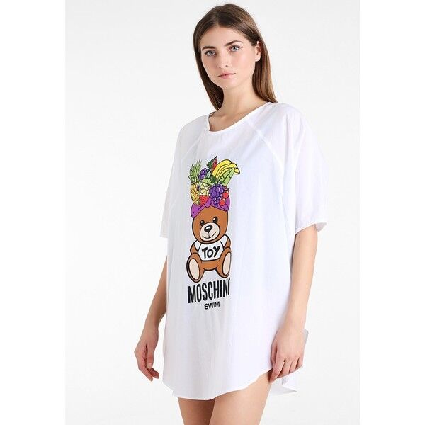 MOSCHINO SWIM KAFTAN SHORT Akcesoria plażowe white M0581H003