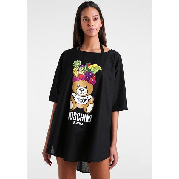 MOSCHINO SWIM KAFTAN SHORT Akcesoria plażowe black M0581H003