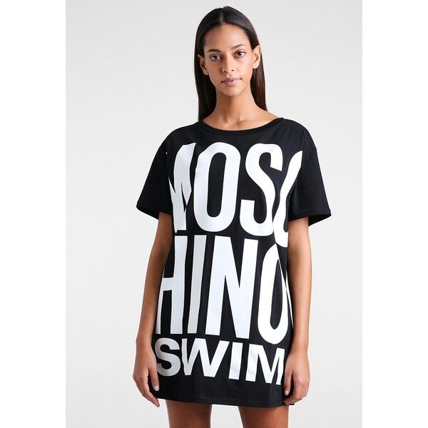 MOSCHINO SWIM T-SHIRT OVERSIZE Akcesoria plażowe black M0581H001