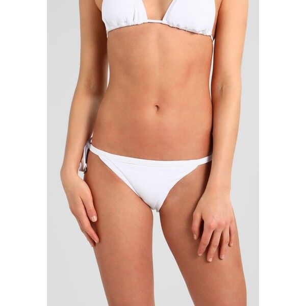 Seafolly BRAZILIAN TIE SIDE Dół od bikini white S1981D050