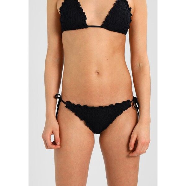 Seafolly TIE SIDE HIPSTER Dół od bikini black S1981D0CX