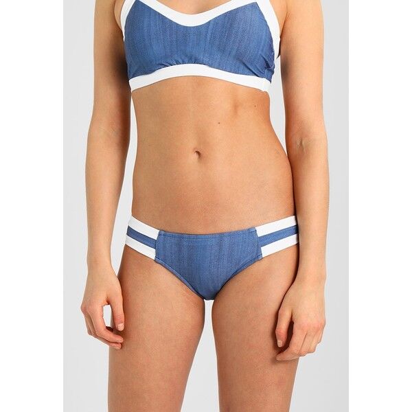 Seafolly BLOCK PARTY SPLICED HIPSTER Dół od bikini denim S1941H04W