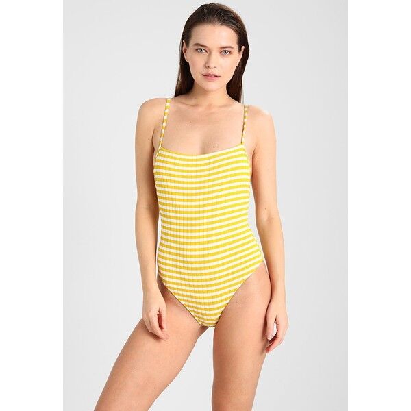 Solid & Striped THE CHELSEA Kostium kąpielowy mustard QS681D01J