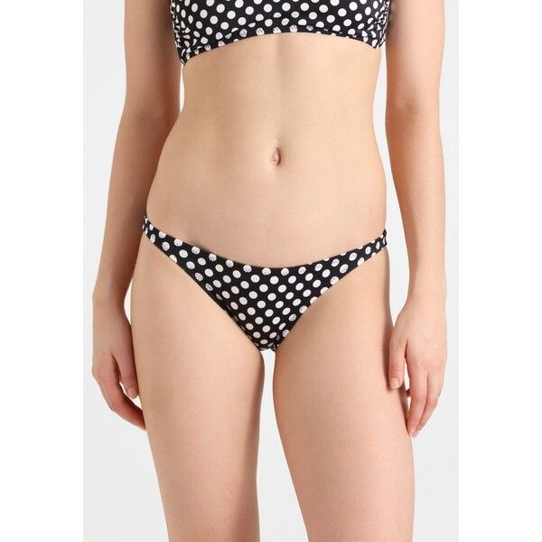Norma Kamali ERIC BOTTOM Dół od bikini black/white NK081I001