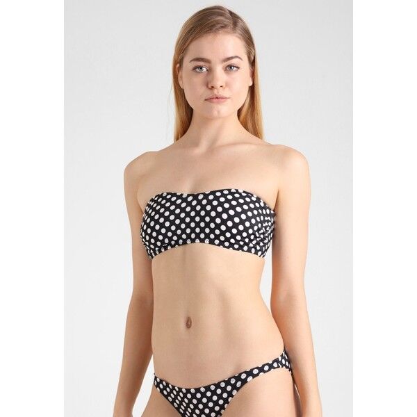 Norma Kamali SUNGLASS Góra od bikini black/white NK081J000