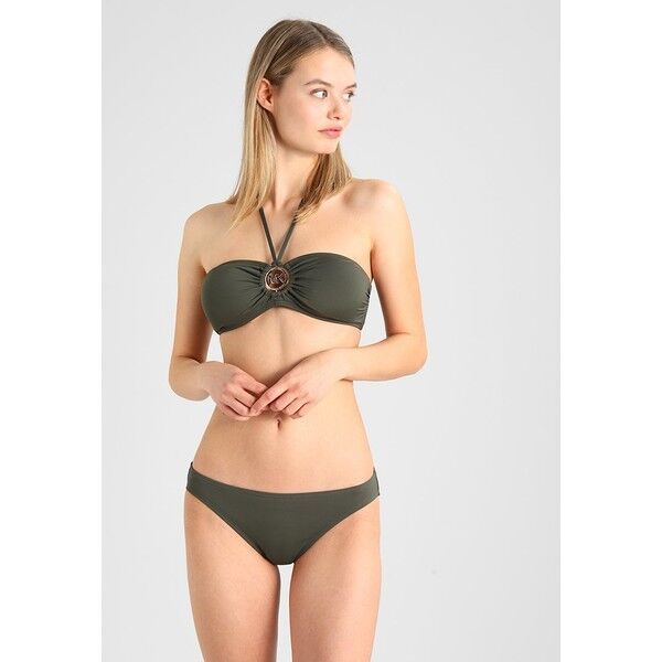MICHAEL Michael Kors LOGO RING BANDEAU CLASSIC BOTTOM SET Bikini ivy MK181L000