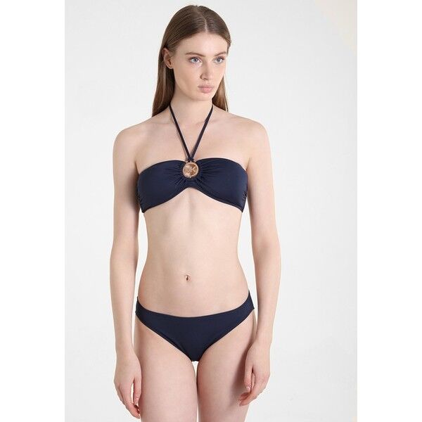 MICHAEL Michael Kors LOGO RING BANDEAU CLASSIC BOTTOM SET Bikini new navy MK181L000
