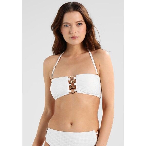 MICHAEL Michael Kors BANDEAU TOP Góra od bikini white MK181J000