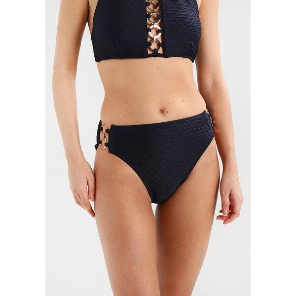 MICHAEL Michael Kors HIGH WAISTED BOTTOM Dół od bikini navy MK181I000