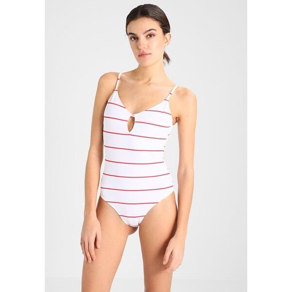 Zalando Essentials Kostium kąpielowy white/red ZA881G005