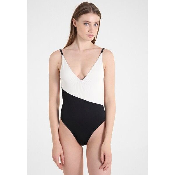 Topshop RIB COL BLOCK Kostium kąpielowy monochrome TP781G009