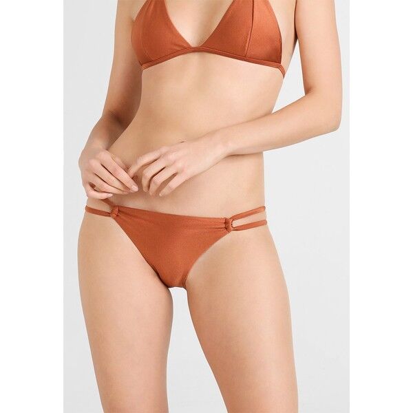 Somedays Lovin RISING FLAMES STRAPPY Dół od bikini gold SZ981I004