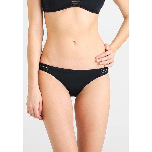 Seafolly MULTI ROULEAU BRAZILIAN Dół od bikini black S1981D0C7