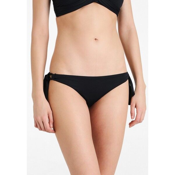 Seafolly LOOP TIE SIDE HIPSTER Dół od bikini black S1981D07X