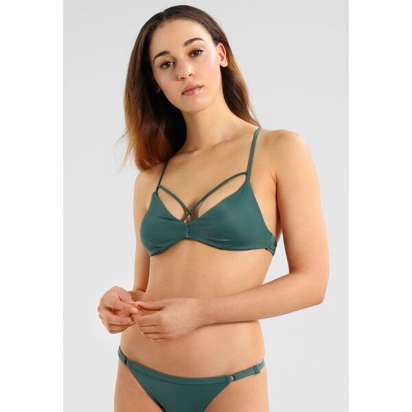 RVCA SOLID BRALETTE Góra od bikini mallard green RV481J006