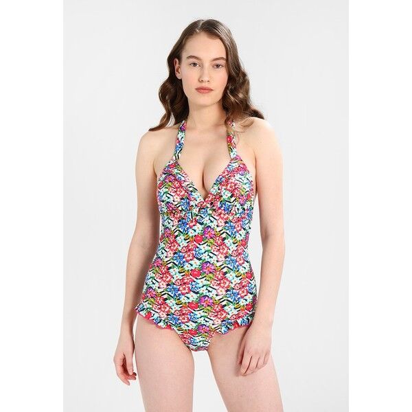 Pour Moi WONDERLAND HALTER CONTROL SUIT Kostium kąpielowy multi-coloured POJ81G004