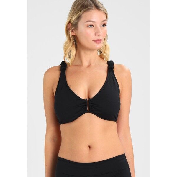 Seafolly CUP HALTER Góra od bikini black S1981D07U