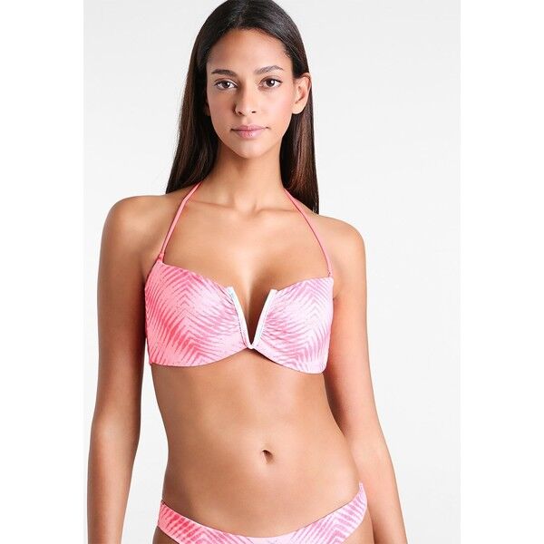 Rip Curl LAST LIGHT BANDEAU Góra od bikini sunkist coral RI781J001