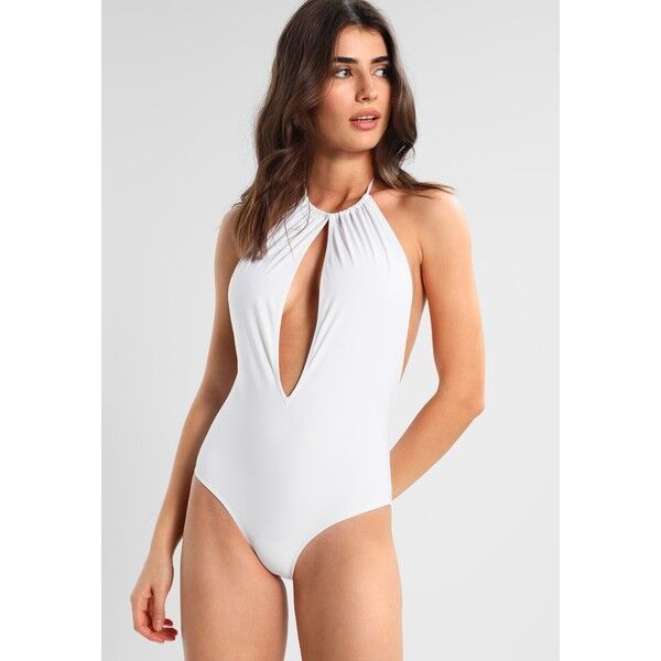 NON COMMUN ALEXANDRE HALTERNECK ONE PIECE Kostium kąpielowy white NOI81G003